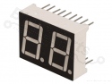 Digit display LED 7-segments 1.4cm red - 2-way common cathode